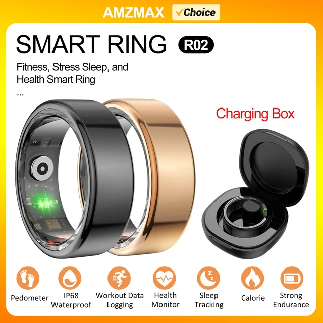 AMZMAX R02 Smart Ring | Fitness Tracker 1