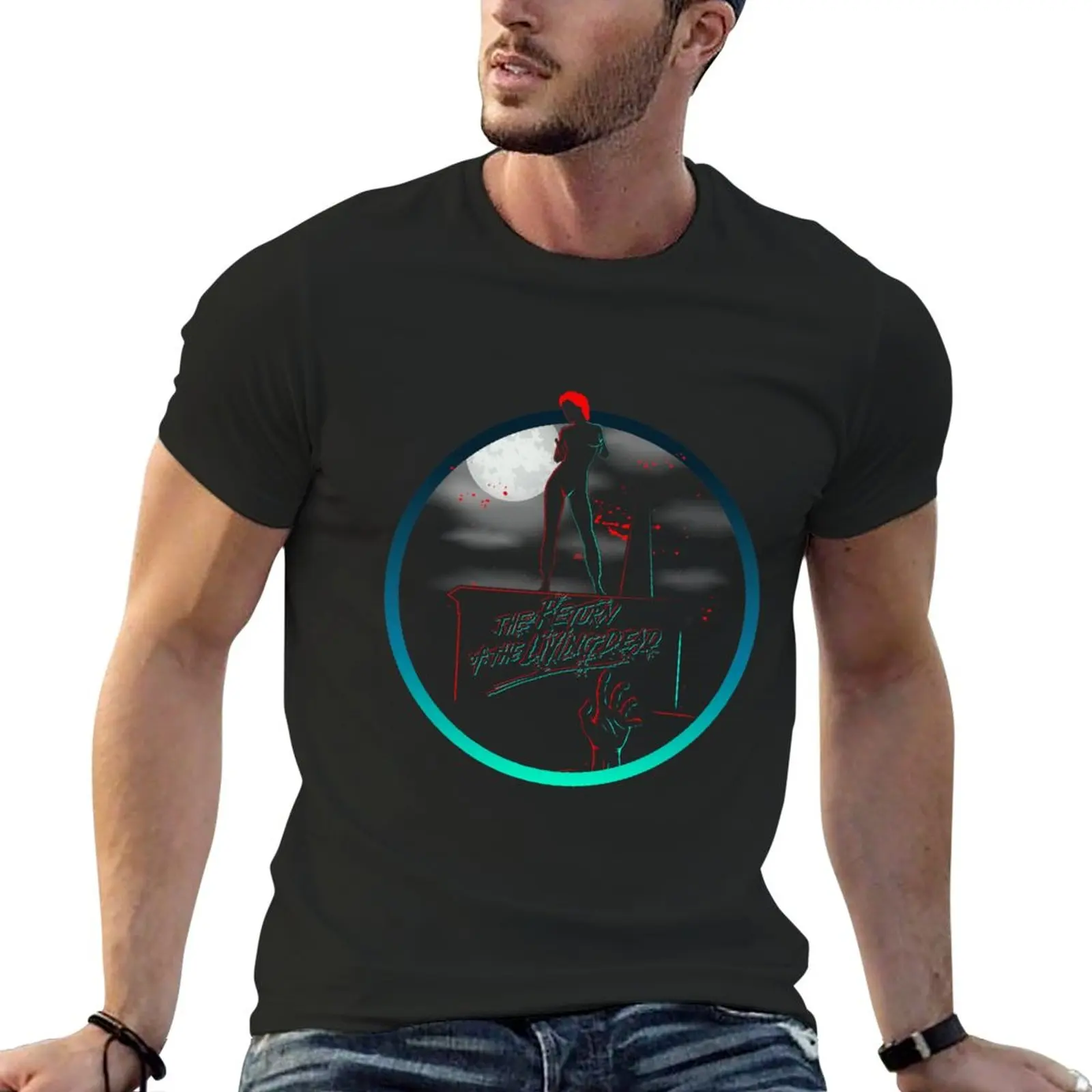Cestino Ritorno Dei Morti Viventi Linnea Quigley Tombstone T-Shirt Summer Top Vintage Mens Tall T-Shirt