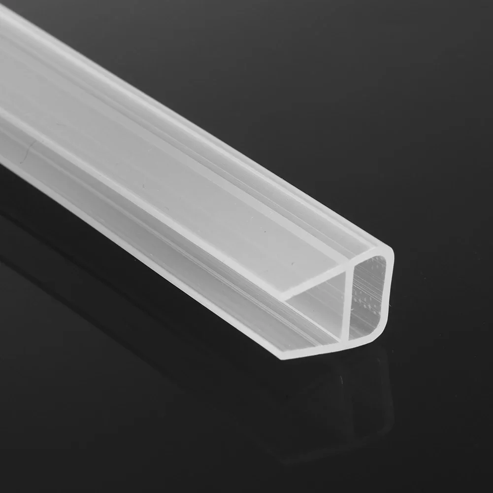 

2pcs PVC Rubber Glass Door Sealing Strip 4 To 12mm Frameless Bath Shower Screen Seal Gap Window Door Weatherstrip Water Stopper