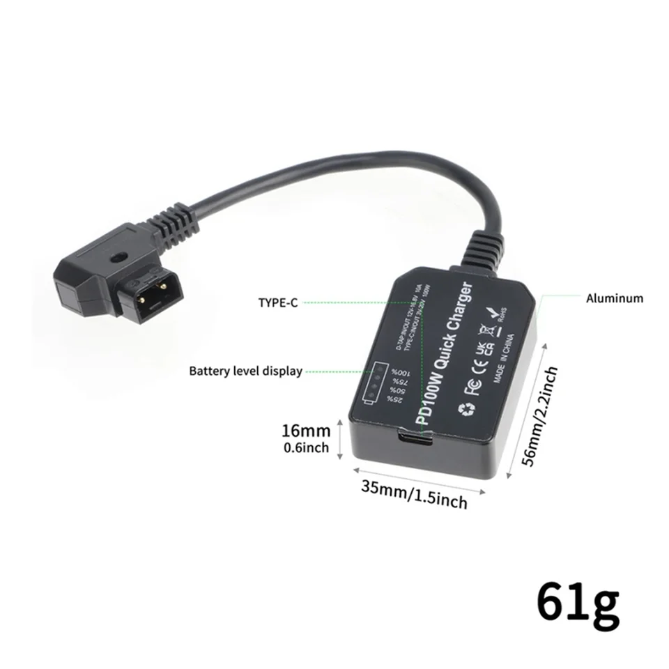 SOONWELL カメラアクセサリー USB 5V 入力 7.4V 出力 SOONWELL カメラアクセサリー USB 5V 入力 7.4V 出力