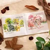 2M/Roll Material Loop Stickers Tape Tree Forest Tree Forest Lapbook Red Maple Leaf  Diary Adhesives Scrapbook 60mm*2m 5