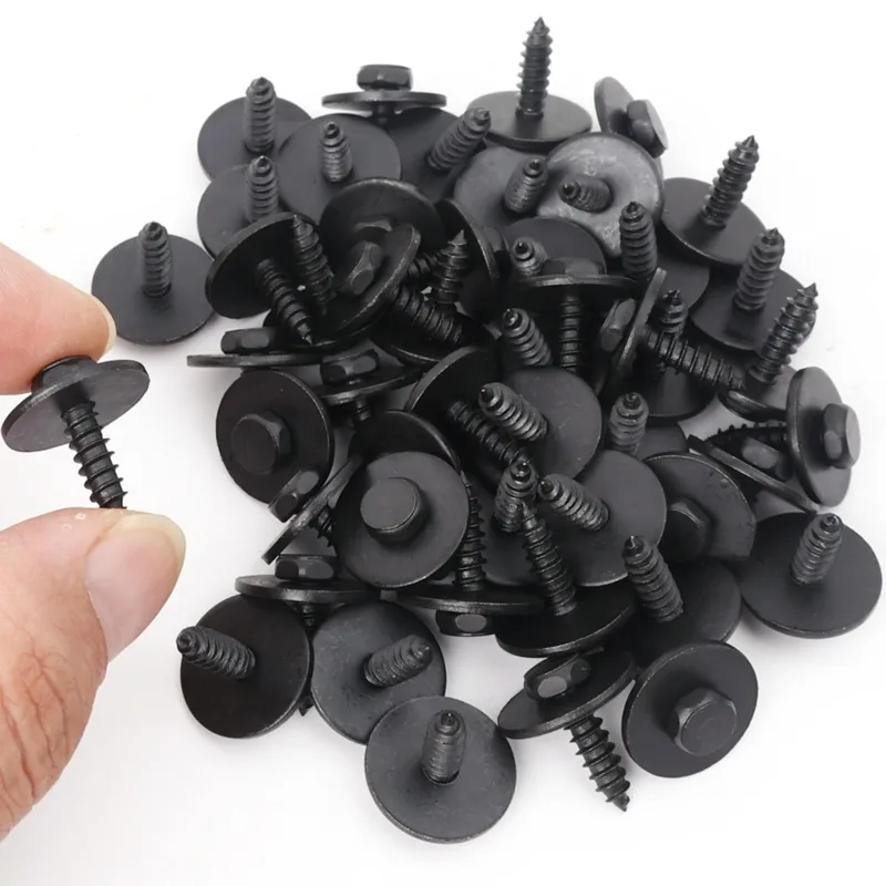 Car Hex Head Screw for BMW 07147129160 Fender Liner Air Duct Splash Shield Clip Bolt Screw Bumper Screw Kit Car Accessories