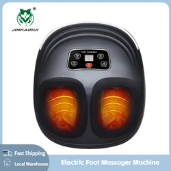 Jinkairui Kneading Air Compression Electric Foot Massage Machine For Health Care Infrared With Heating and Therapy Anti-stress
