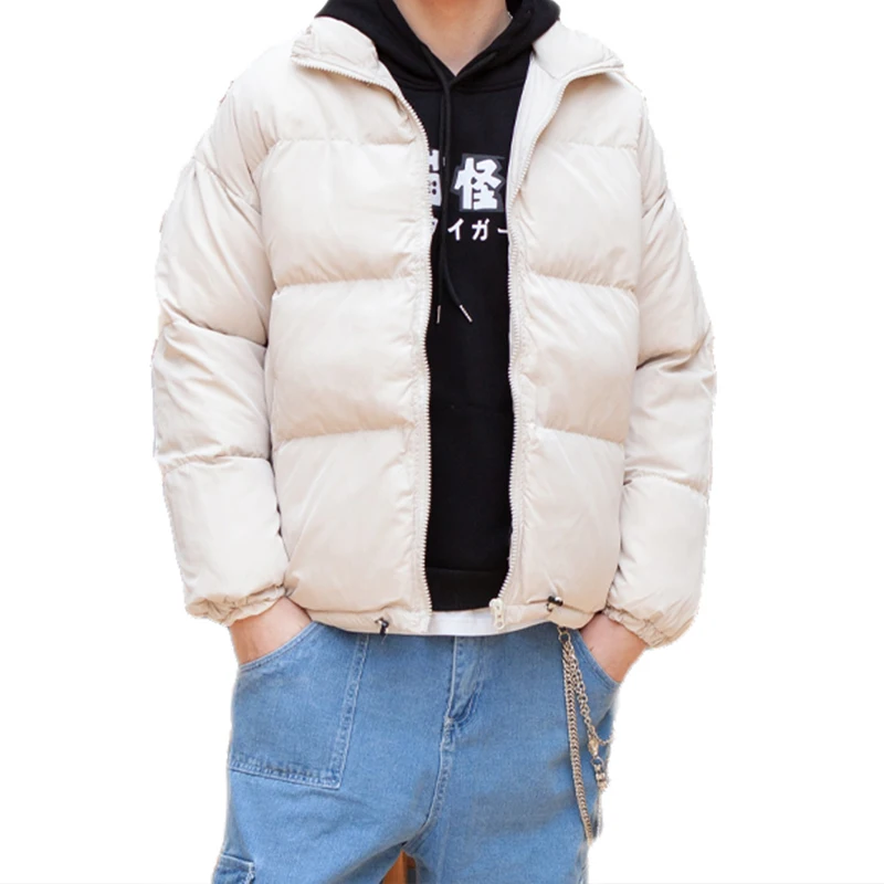 Men Harajuku Bubble Coat Winter Jacket Mens Streetwear Hip Hop Parka Puffer Jackets LAPPSTER puffer jacket parka coat parkas coat