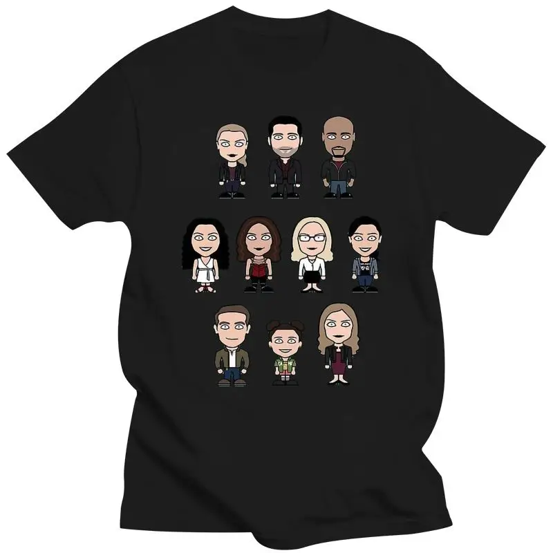 

2022 New Team Lucifer T Shirt Lucifer Amenadiel Mazikeen Deckerstar Tom Ellis Lauren German D B Woodside Rachael Harris