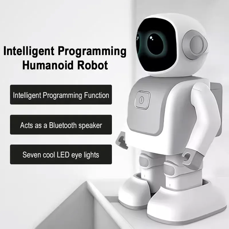 Smart Robot Children Electron Astronaut Dancing Bluetooth Music Programming Phone Remote Control Program APP Kids Gift