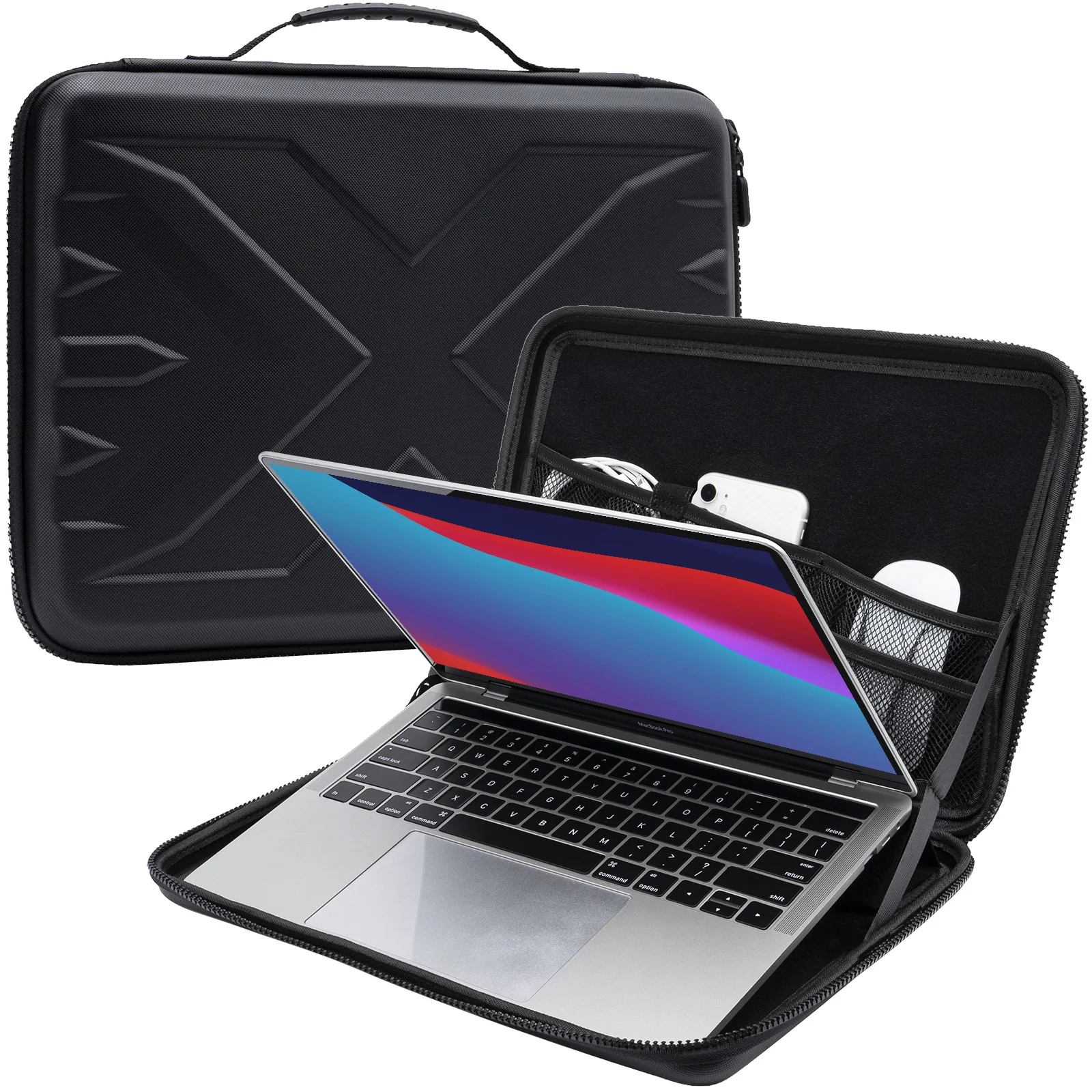 Capa Protetora do Portátil 1314 Polegadas Eva Transportando Luva para Macbook Pro ar Microsoft Surface ou Chromebook Dell Inspiron 13 Xps