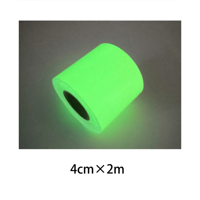 2M Luminous Tape Green Blue Self-adhesive Tape Glow In Dark Safety Warning Security Stage Home Decoration Tapes 4