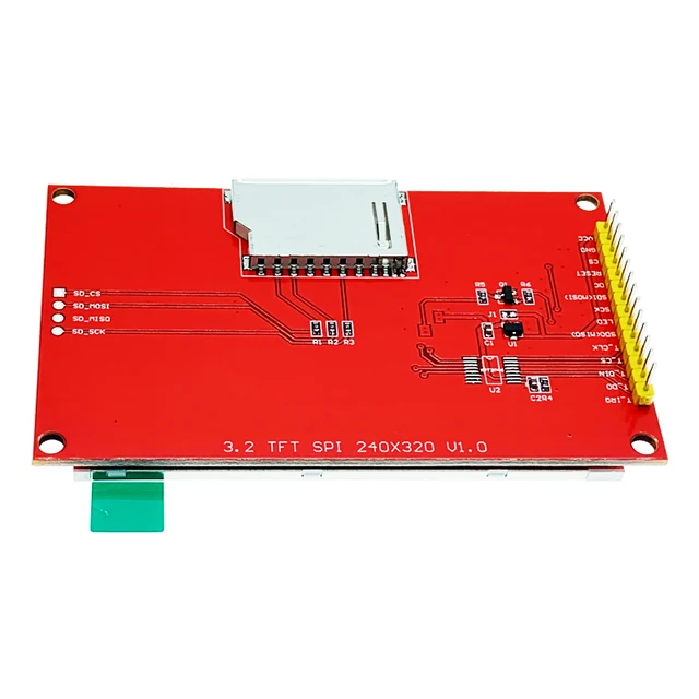 NEW 5V/3.3V 240x320 2.4" SPI TFT LCD Panel Serial Port Module With PCB ILI9341 E - Foto 9