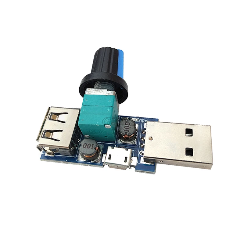 DC5VMicroUSBFanGovernorWindSpeedControllerAirVolumeRegulatorCoolingMute