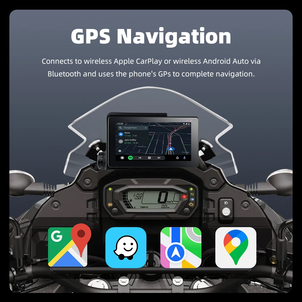 アクセサリー BMW Motorcycle Carplay EKIY 5.5inch Motorcycle Carplay Compatible Original Bracket