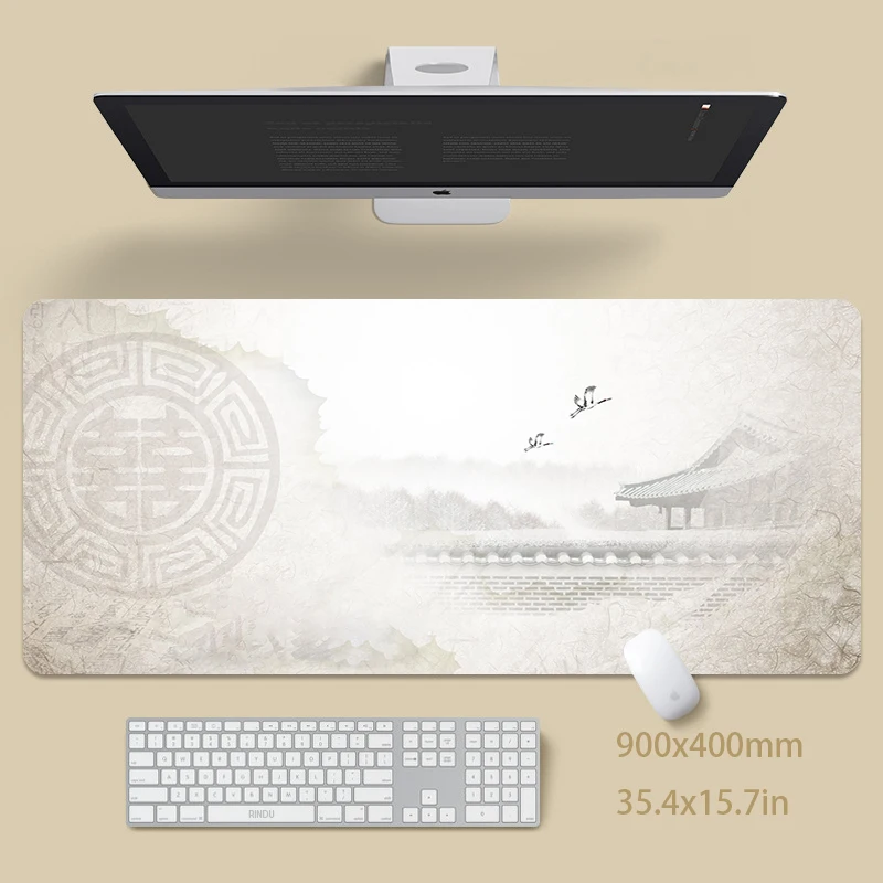 

Gaming Mousepad Chinese Large Mouse Mats Big Desk Pad Non-Slip Rubber Mouse Pad Big Keyboard Mats Mouse Pads Mousepads