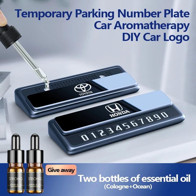 

Temporary parking number plate car aromatherapy car transfer phone number parking plate car perfume supplies accessories