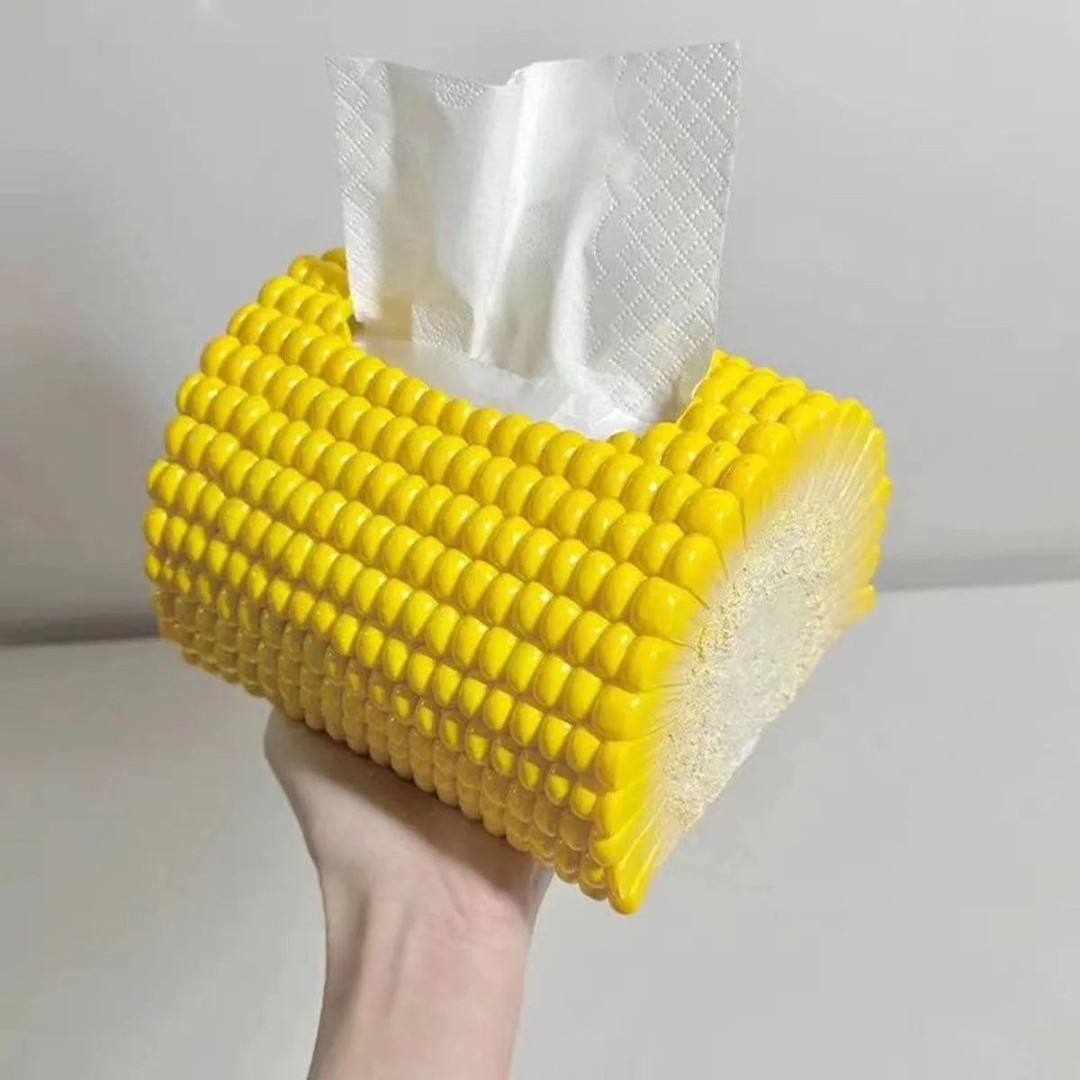 Corn Tissue Box Desktop Tissue Holder Desktop Storage Box Tissue Dispenser Novelty Napkin Holder Tissue Holder Tissue Dispenser Decorative Tissue Holder Home Decoration 3