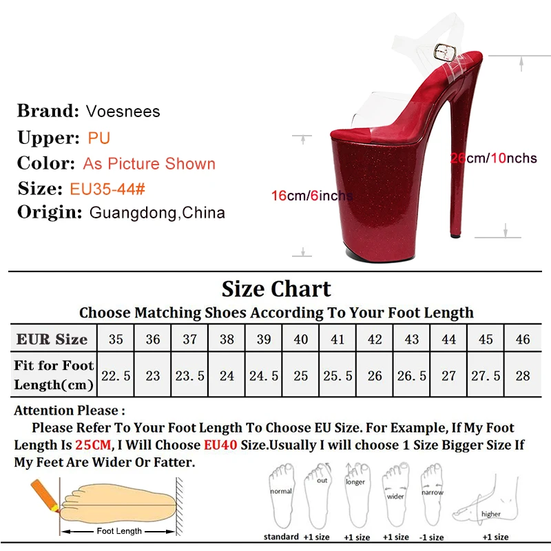 10Inch/26cm Crystal Upper Girl High Stripper Heels Wrap Platform Sandals Open Toe Pole Dance Shoes Women Sexy Fetish DRESS Shoes