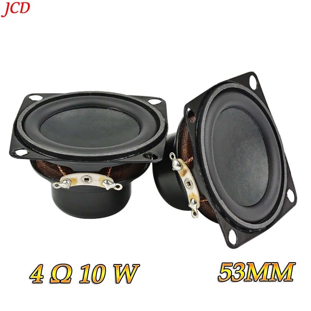 1Pcs 2 Zoll Full Range Lautsprecher 4 Ohm 10W Bluetooth Lautsprecher 53MM Bass Lautsprecher Für Ladung 3 reparatur Multimedia Home Audio