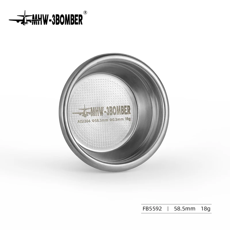 MHW-3BOMBER ポルタフィルター58mm 18-22g Amazon.com: MHW-3BOMBER 58mm Espresso Filter Basket, 18g