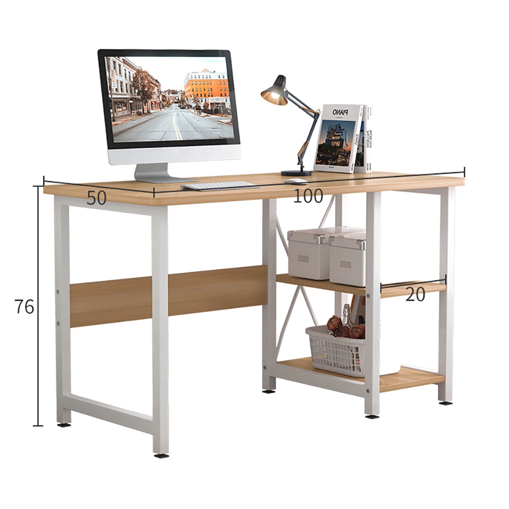 AnneFish مساحة تخزين كبيرة مكتب المنزل دراسة طاولة...