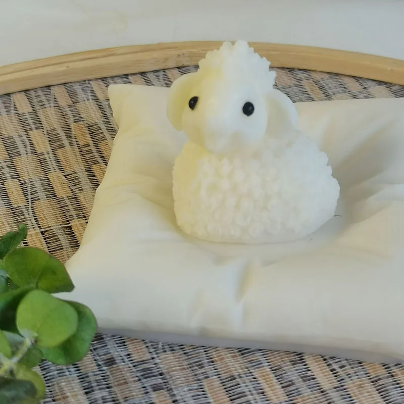 3D Sheep Silicone Mould Candle Soap Cast Mold Fondant Chocolate Cake Resin Mold