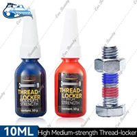 Strength Threadlocker 10ml Red / Blue Thread Locker Screw Glue Lock & Seal Metal Fasteners Resist High and Low temperature 1