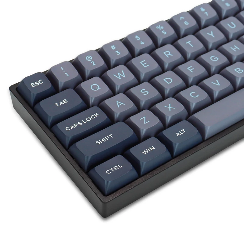 Pbt Double-shot Preto e Cinza Xvx Tampa de Chave para Switches mx Teclado Mecânico para Jogos Mulher Gk61 Anne Pro 189 Teclas