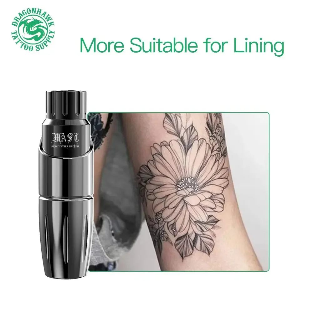 Tattoo Kit Mast Tour Professional Tattoo Pen Machine Set Tattoo Kit Rotary Pen Makeup Permanent Set LCD Power Supply