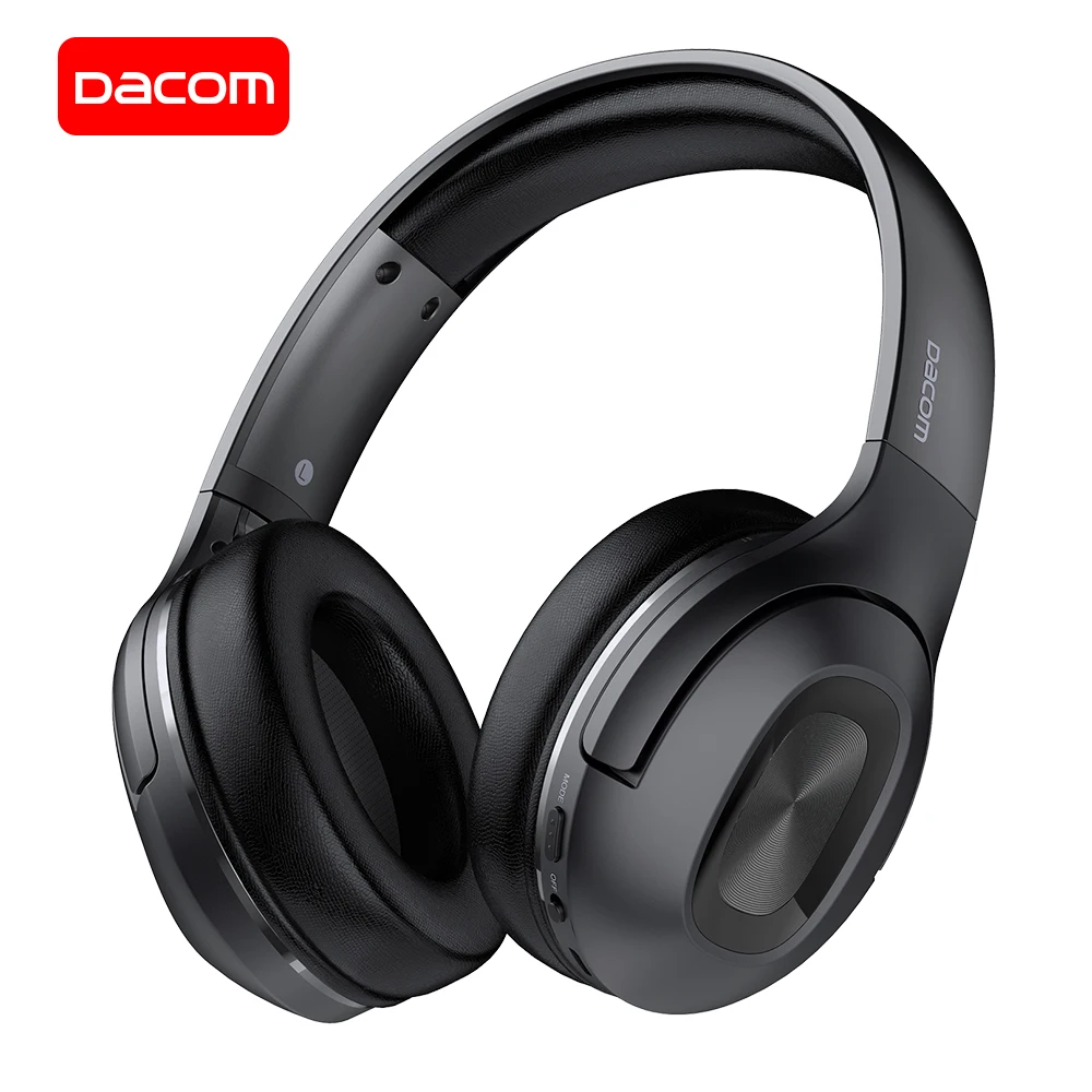 

DACOM HF002 Bluetooth Headphone Over-Ear Wired/Wireless Built-in Mic Bluetooth 5.0 Stereo Headsets Wireless Call Computer Gaming