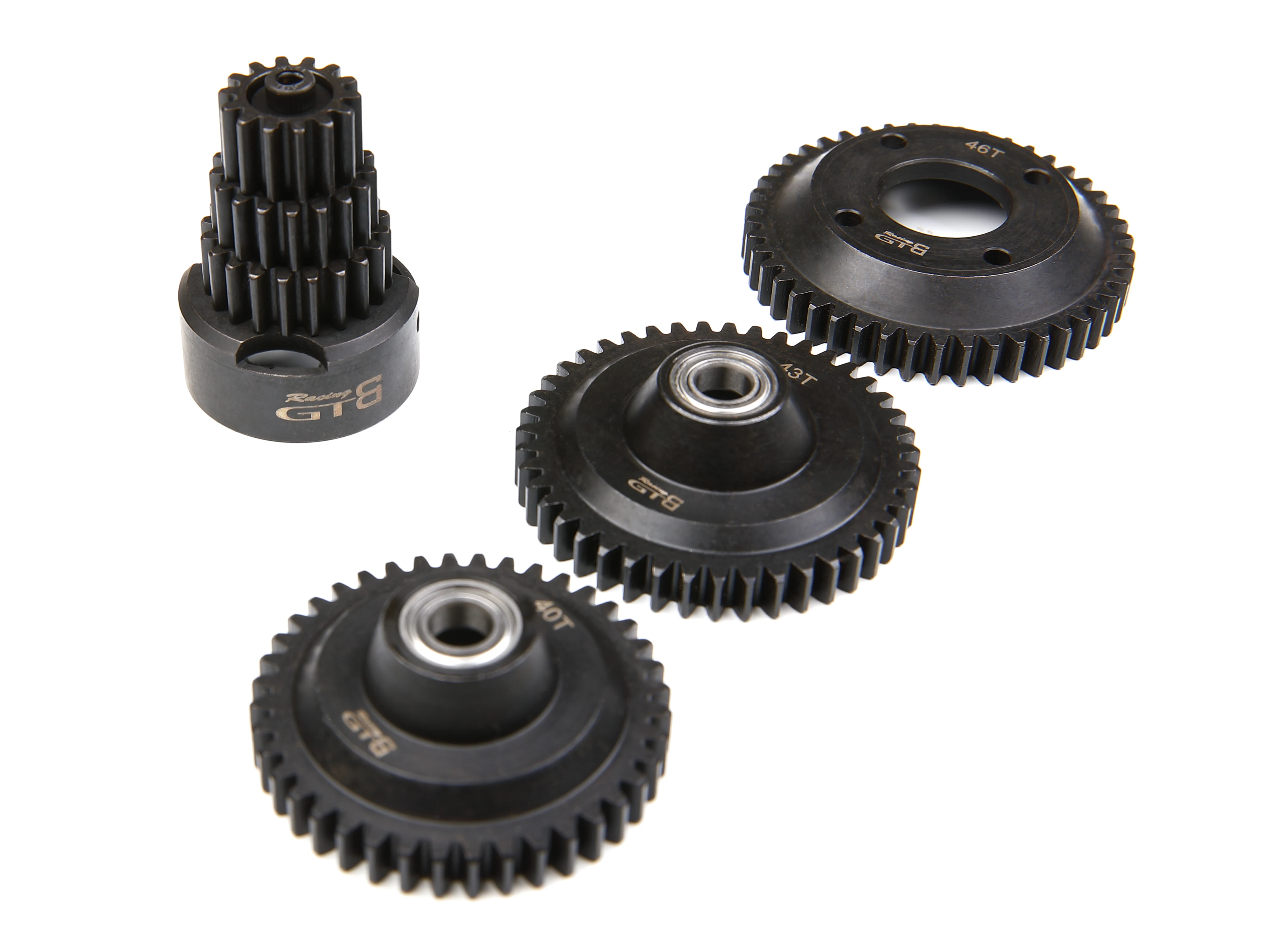 GTBRacing Stahl Kyosho Mad Kraft Kruiser 2 Geschwindigkeit IG109B / 3 Geschwindigkeit MA008 Getriebe/Kupplung Set