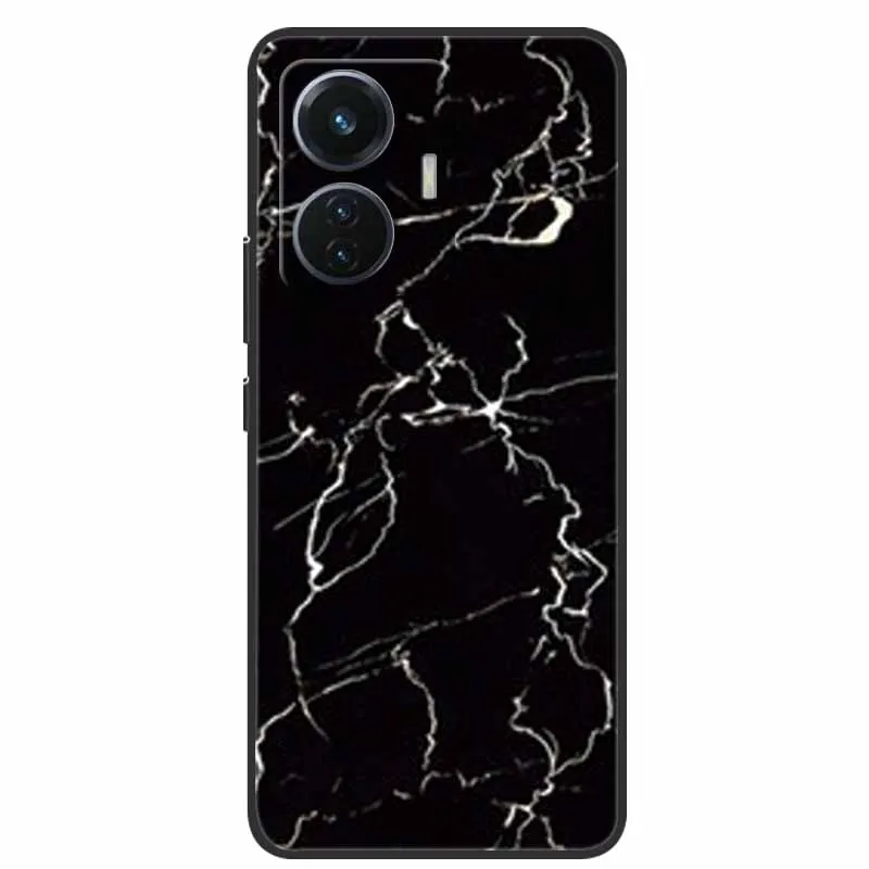 Elegant Marble Soft Silicone TPU Back Case - Shockproof Phone Cover