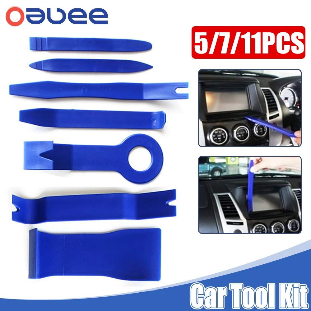 Kit di attrezzi manuali per auto Set di smontaggio per auto Kit di Refit  Stereo DVD interni in plastica altalena Trim Panel strumenti di riparazione  per la rimozione del cruscotto - AliExpress