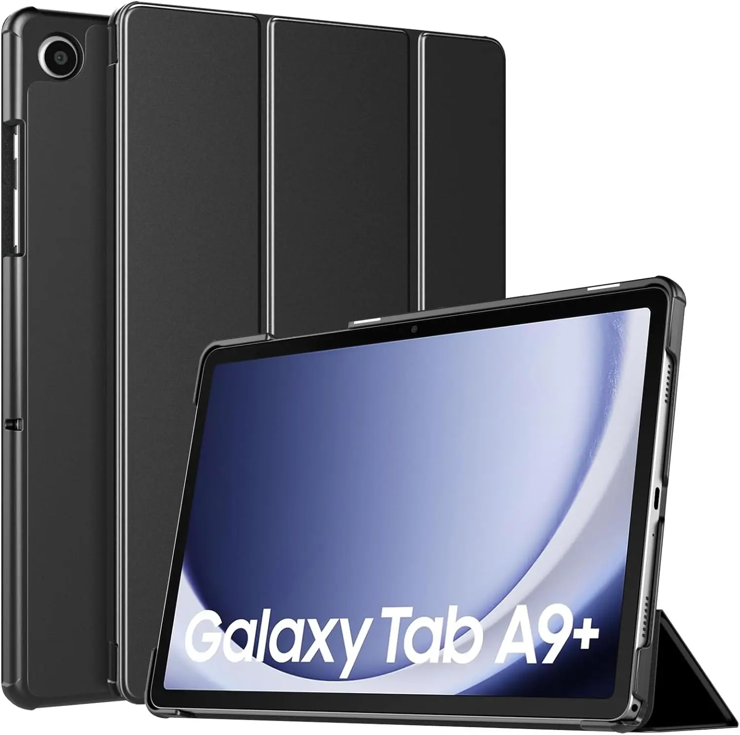 Premium Smart Tablet Case - PU Leather Stand, Shockproof Protective Cover, Hard Back Design, 11 & 8.7