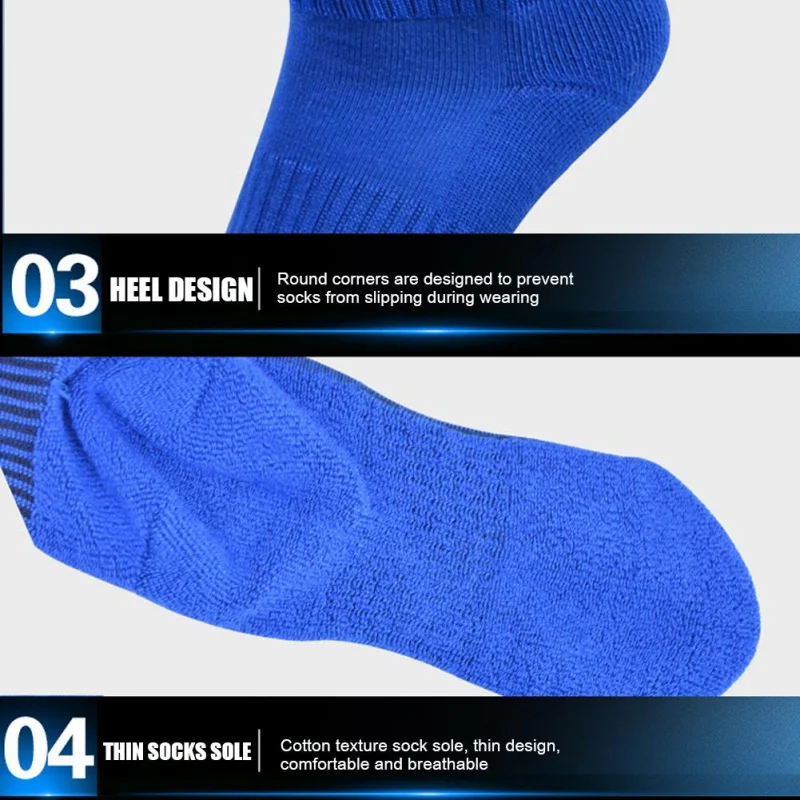 Kinder Erwachsene Fußball Fußball Socken Strümpfe Hohe Qualität Lange Röhre Knie Baumwolle Legging Baseball Laufen Sport Kinder Socken – Detail 12