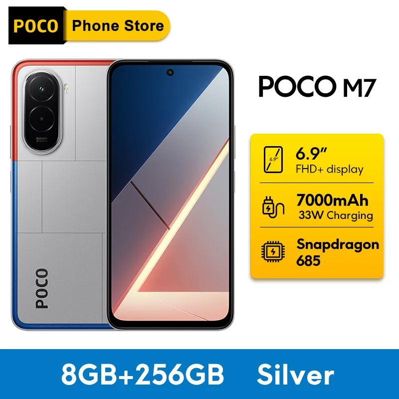 POCO M7 Global Version Smartphone 128GB/256GB Snapdragon