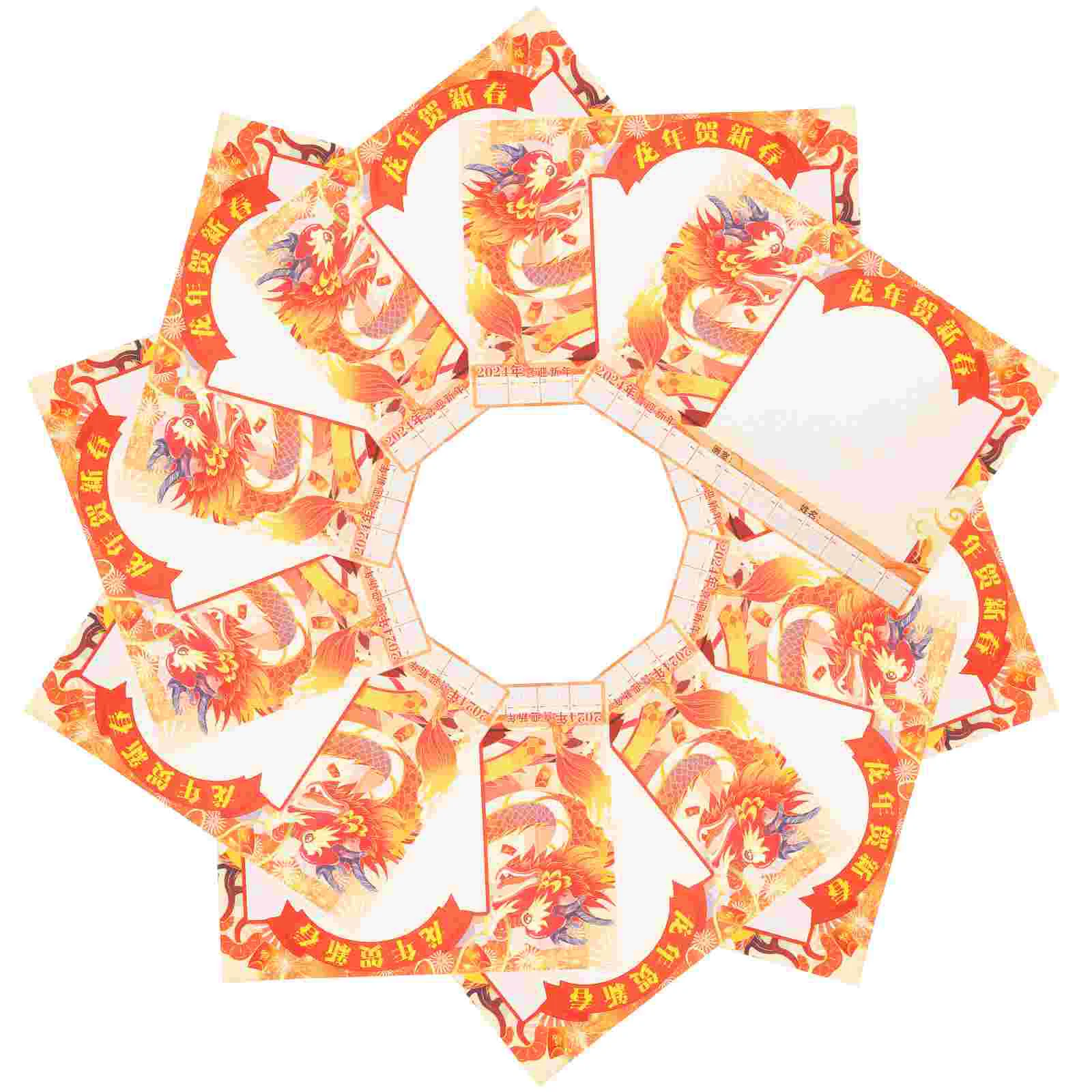 

25 листов календарь на год Дракона декоративные граффити настенный ежемесячный планировщик календари роспись стол подвесной уникальный 2024