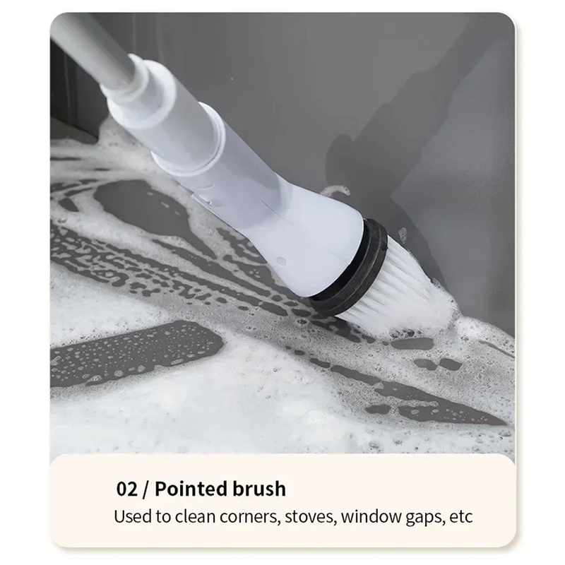 Xiaomi MIJIA 2000mAh 6 في 1 فرشاة تنظيف كهربائية ل...