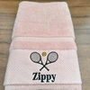 AHSNME Customized Towel Tennis Team Name Embroidery Hand Towel Personalized Towels for Birthday Gift Soft Sport Towel 1