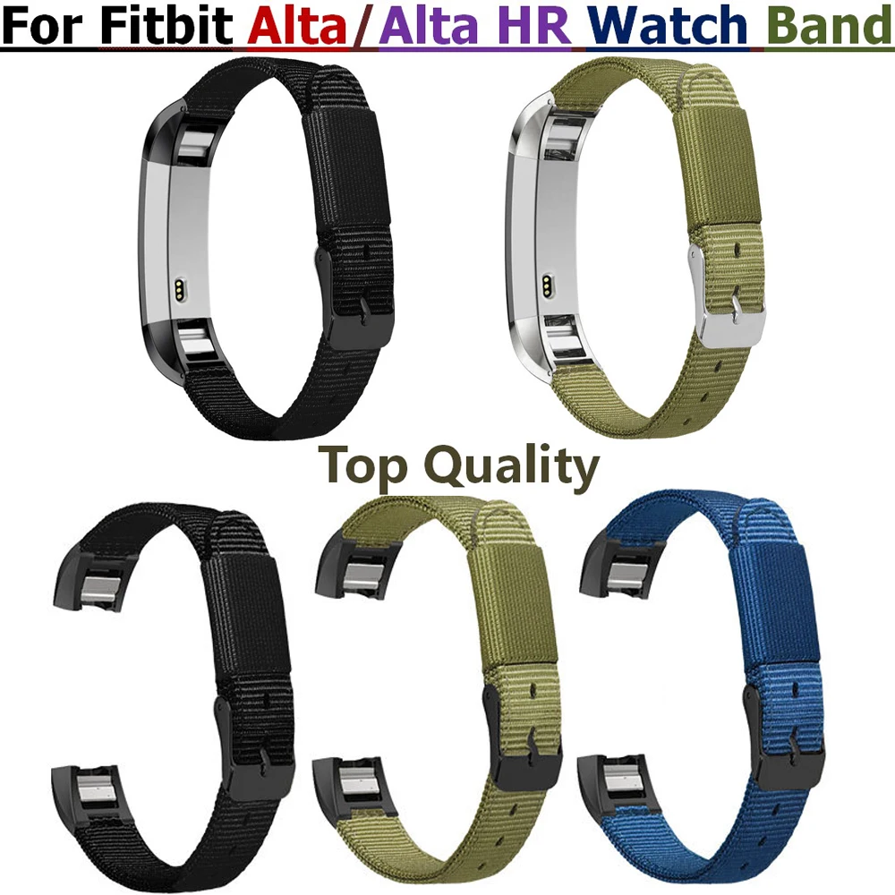 New For Fitbit Alta Strap Alta HR Wrist Bands Nylon Bracelet Smart Replacement 