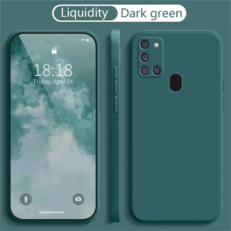Shockproof Liquid Silicone Soft Back Phone Case - Durable Protection and Sleek Design