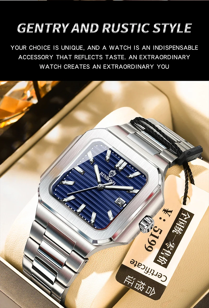 BINBOND V00125 Men's Watch description image 10