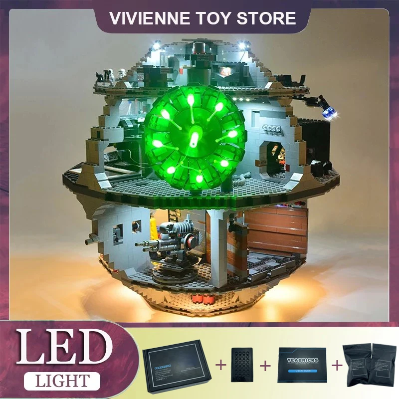 

LED Light Kit For LEGO 75159 Fast Ship DS-1 Platform Death Block Building Blocks Brick Toy（Only LED Light，Without Blocks Model)