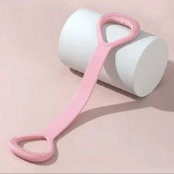 Enhanced Workout 8 - Shaped Elastic Resistance Band for Home Fitness and Yoga Exercise (Pink)