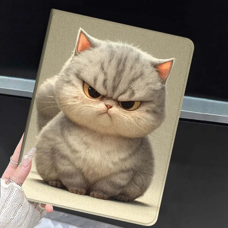 Chubby Orange Cartoon Cats Soft Tablet Case