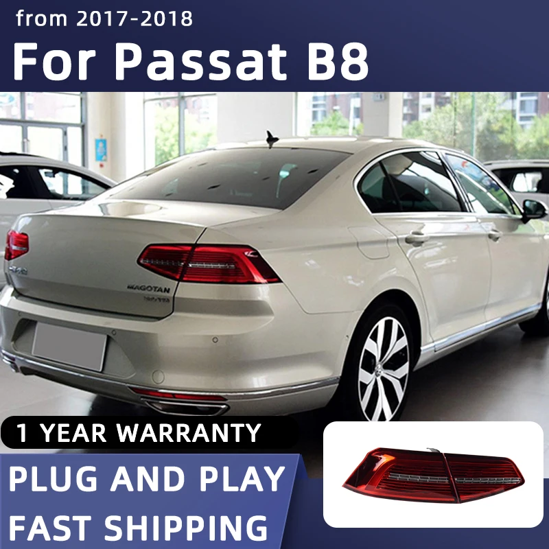 

Задние фонари для VW Passat B8, задний фонарь для VW Passat 2017-2018, Задний сигнал поворота, автомобильные аксессуары