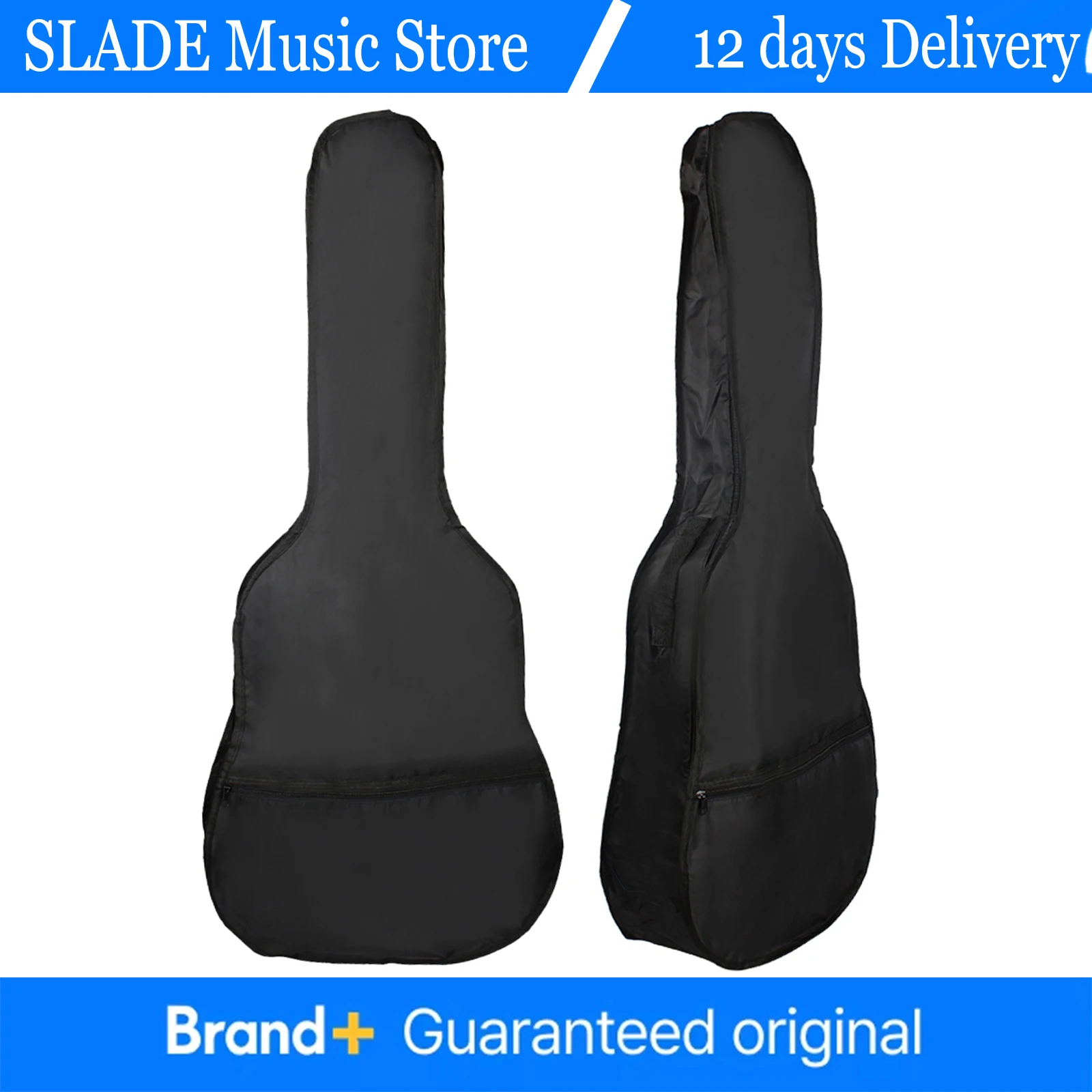 SLADE 38/41 Zoll Gitarrenrucksack Klassische Akustikgitarren-Tragetasche Weiche Hülle mit Schultergurt Gitarrenrucksack Langlebige Teile
