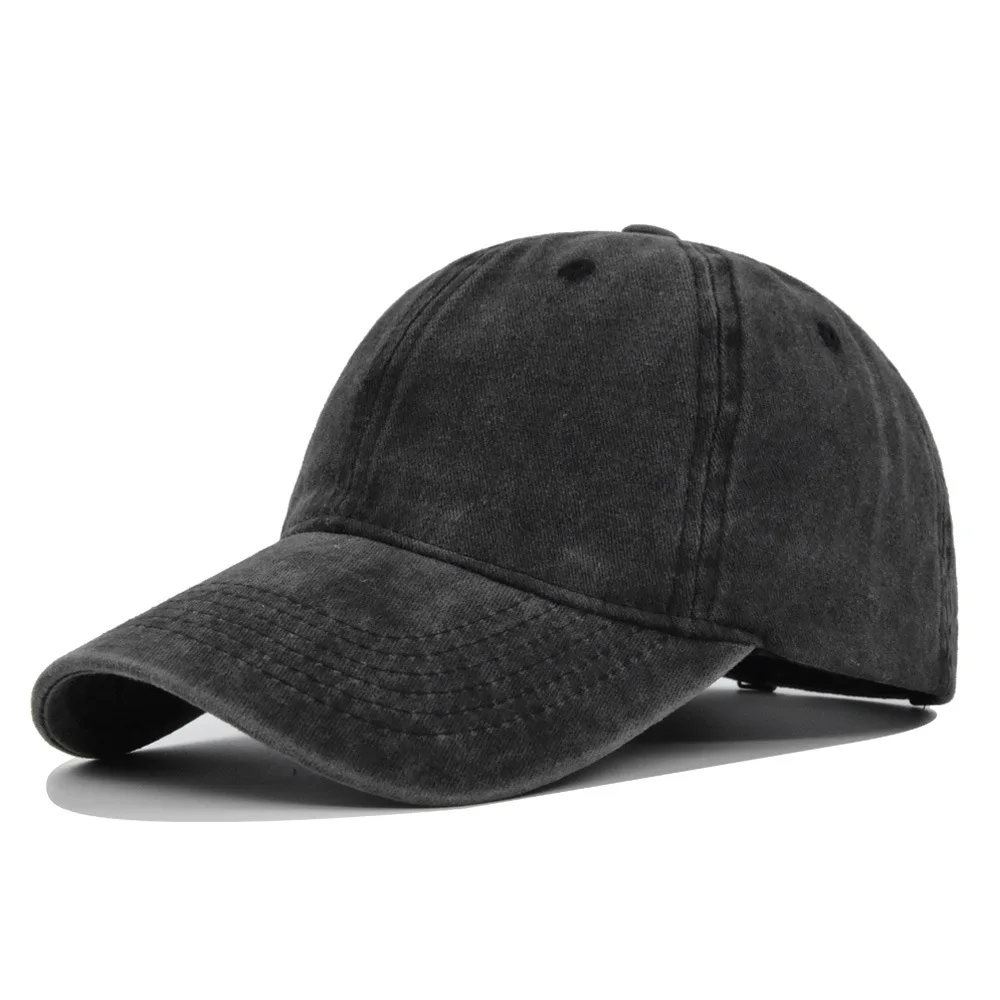 Baseball Dad Hat Women Men Blank Washed Low Profile Cotton and Denim UPF 50+ Running Golf Cap Snapback for Male Female Boy Girl 5