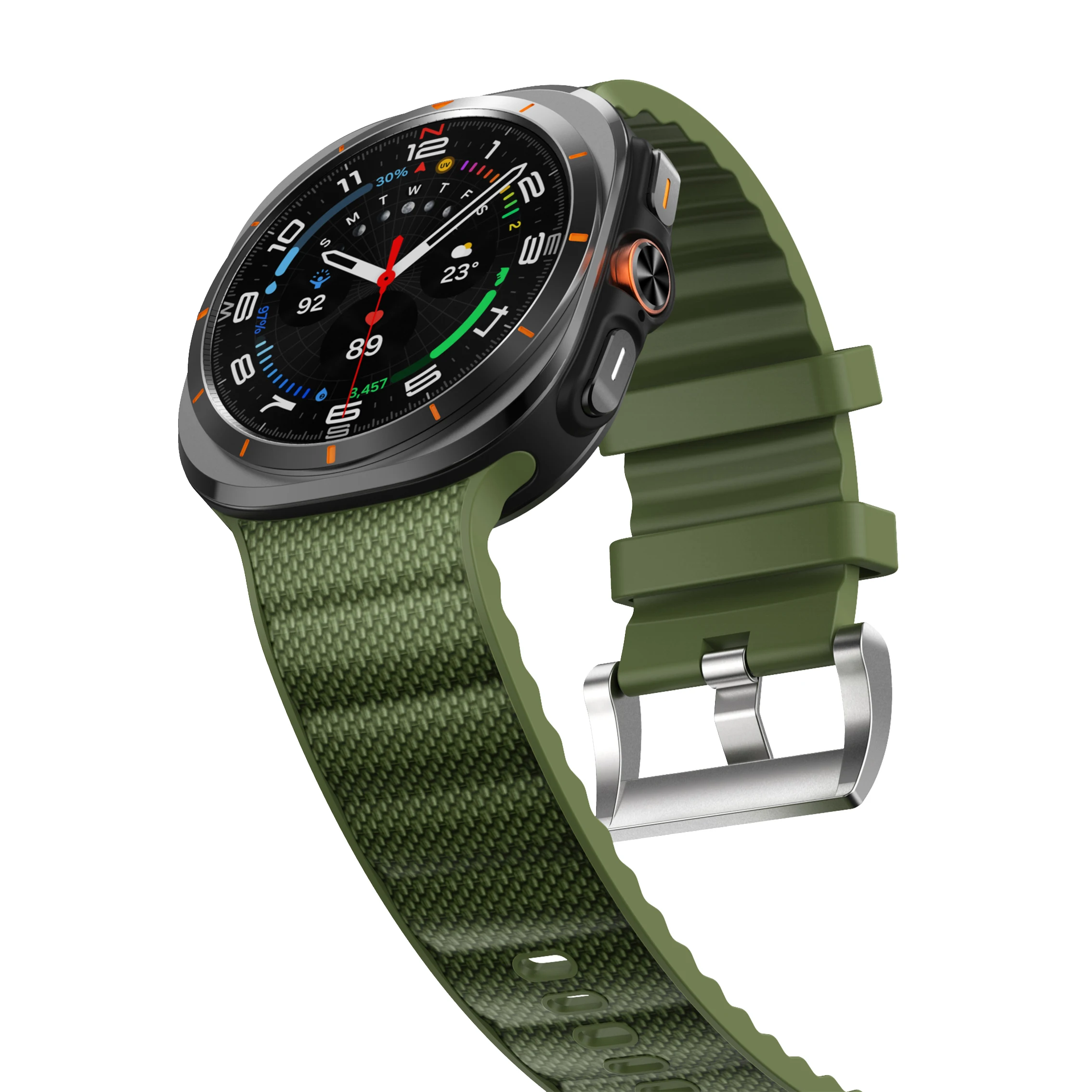 Silicone Sports Strap for Watch - Ultra Durable Replacement Wristband