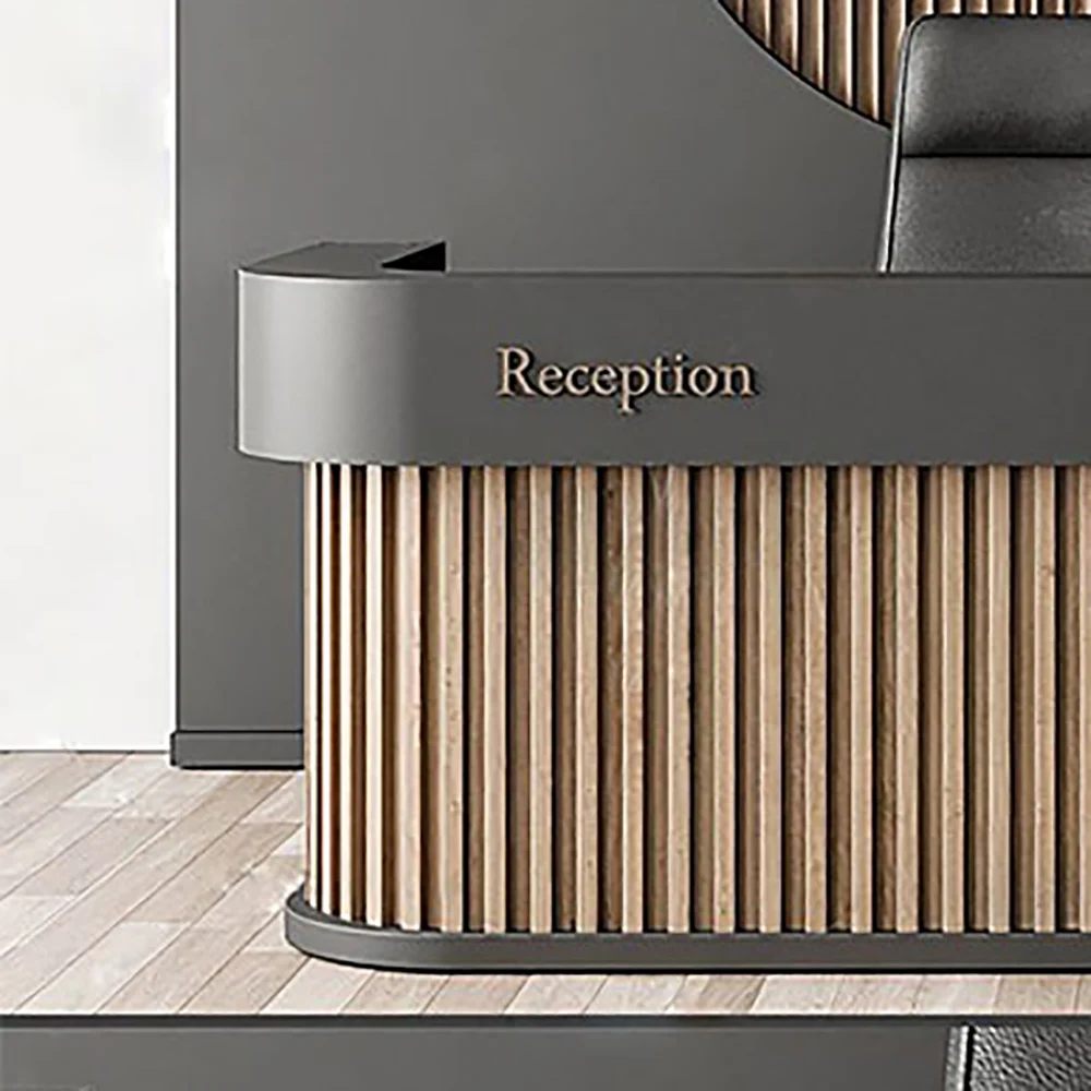Delicacy Elegant Bar Counter Cabinet Fashion Glamour Modern Simple Reception Desks Unique Nordic Mostrador Commercial Furniture