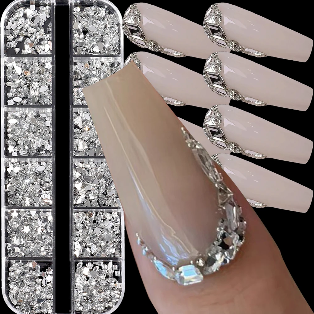 Mini Nail Art Accessories - 3D Rhinestones