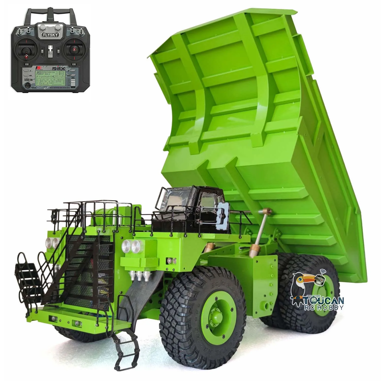 Metallo 1/20 Rc Idraulico Mining Truck 793D Dumper Car I6X Radio Vehicle Lights Sound Model Th21469-Smt2