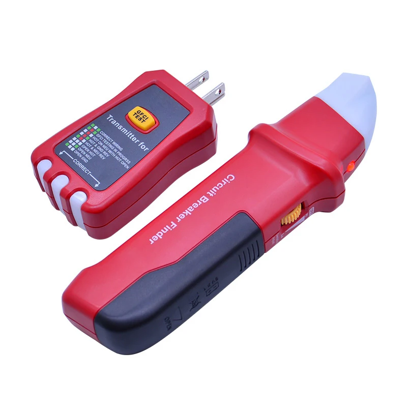 Xin Tester digital AC circuit tracer breaker finder + GFCI outlet receptacle socket tester 90-120V electrical breaker locator 2
